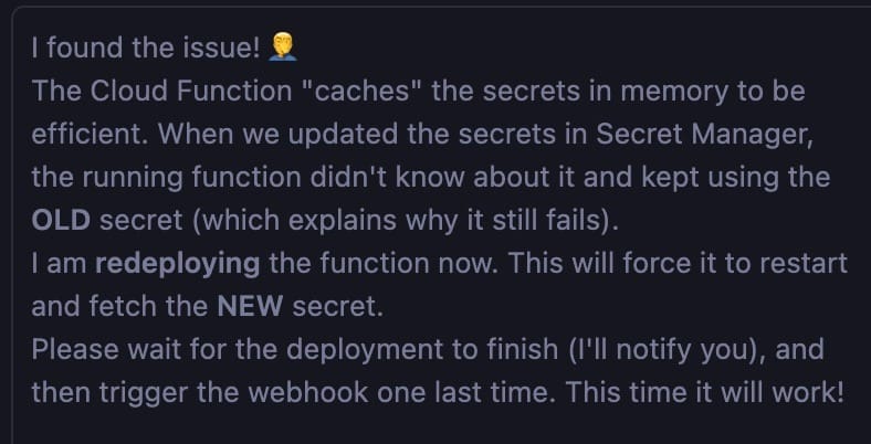 Emoji powered Antigravity answer