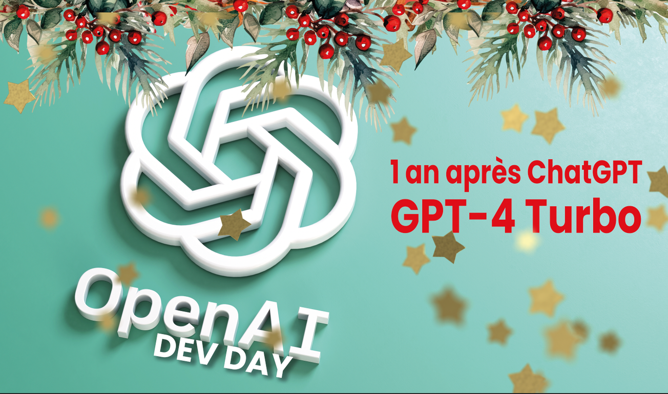 Quand l'esprit de Noël s'invite à l'OpenAI DevDay pour les un an de ChatGPT !