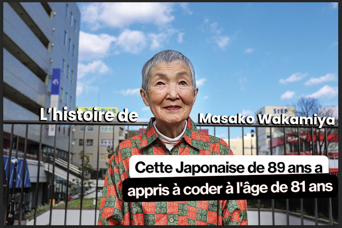 Masako Wakamiya : à 89 ans, la doyenne des développeuses prouve qu'il n'est jamais trop tard pour apprendre à coder !