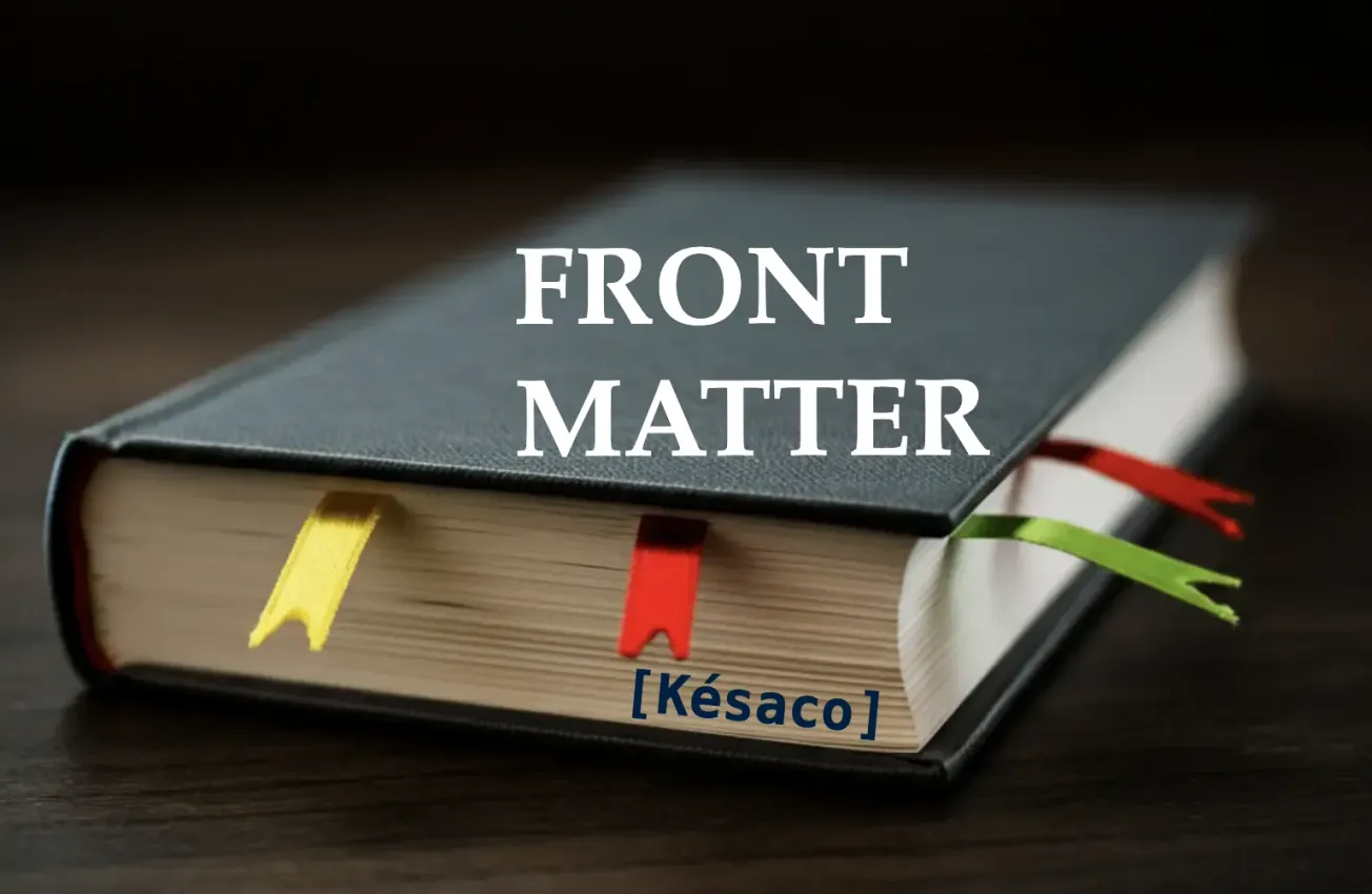 Livre fermé avec des signets