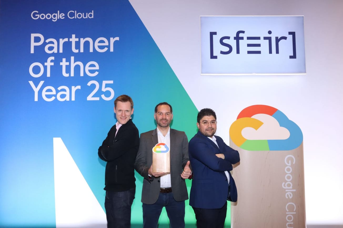 Nouvel award pour SFEIR en tant que Google Cloud Training Partner of the Year pour la région EMEA.
