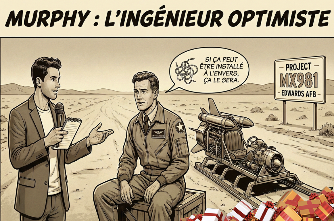 Murphy : l'ingénieur optimiste qui a théorisé le "Pire"