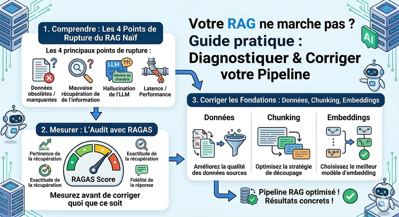 Votre RAG ne marche pas ? Guide pratique pour diagnostiquer et corriger votre pipeline